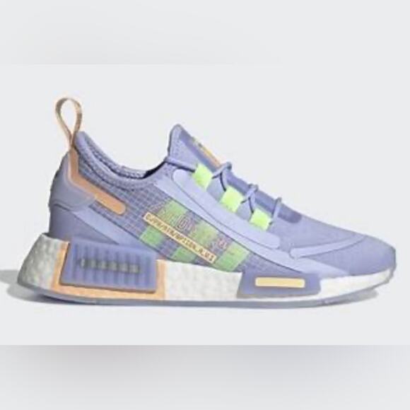 Adidas NMD R1 SPECTOO J VIOLET TONE ATA FLOW Shoes Running Sneaker Size 6 - Picture 1 of 6